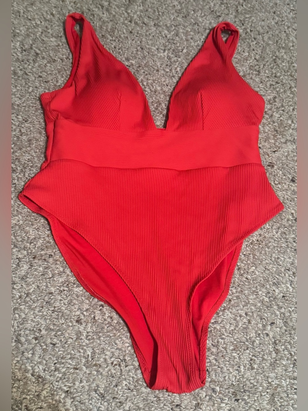 H&M Deep Plunge Low Back One Piece Swimsuit